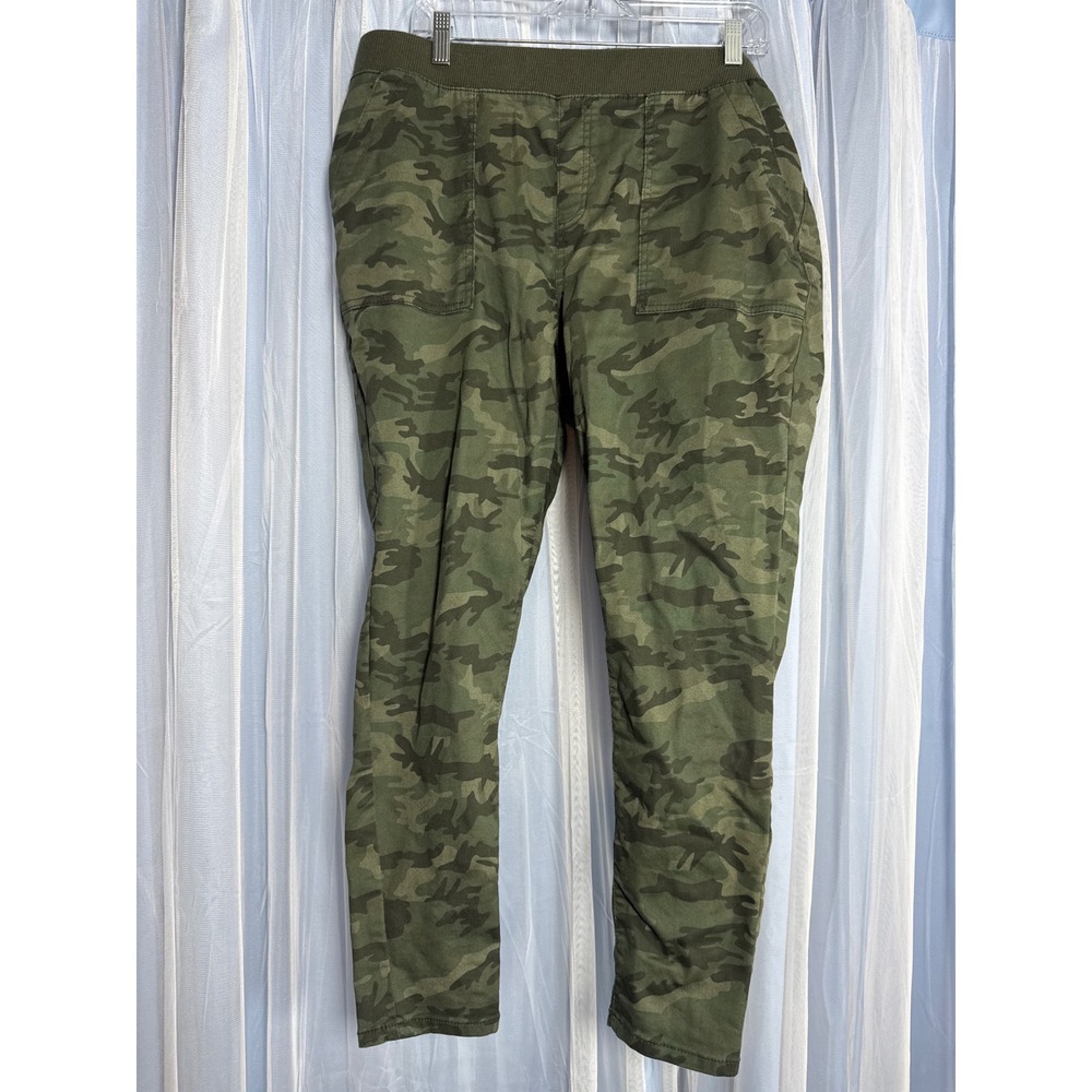 No Boundaries Jogger Pants Womens XXXL 21 Camo Green EUC